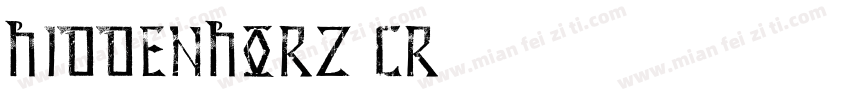 HiddenHorz0CR字体转换