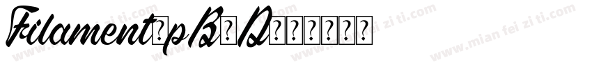 Filament-pB4D字体转换