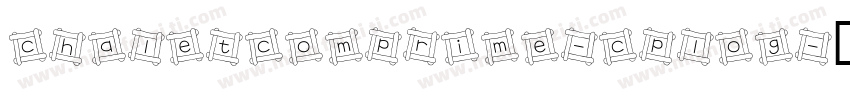 chaletcomprime-cplog字体转换