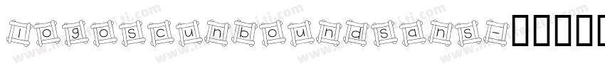 logoscunboundsans字体转换