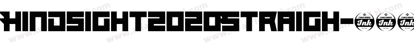 Hindsight2020Straigh字体转换