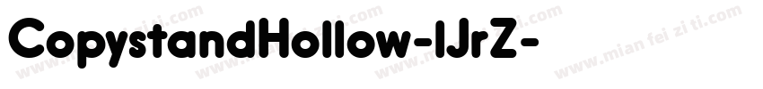 CopystandHollow-lJrZ字体转换