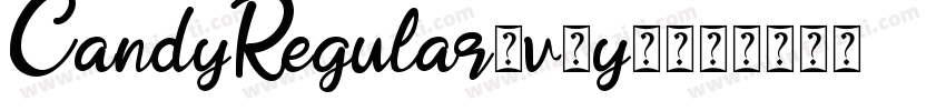 CandyRegular-v9y7字体转换