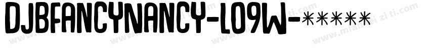 DjbFancyNancy-lO9w字体转换