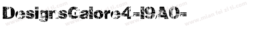 DesignsGalore4-l9A0字体转换
