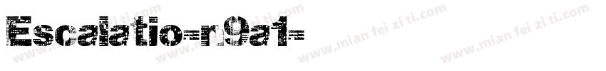 Escalatio-n9a1字体转换