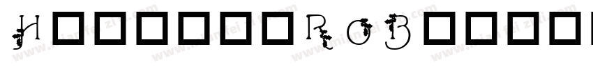 HolidayROB字体转换