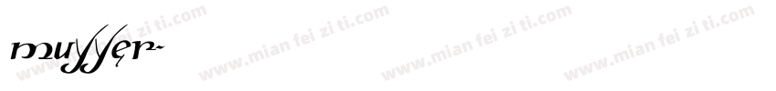 muyyer字体转换