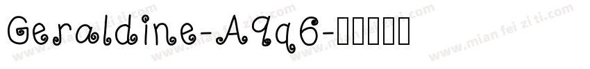 Geraldine-A9q6字体转换
