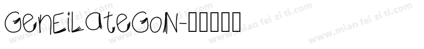 GenEiLateGoN字体转换