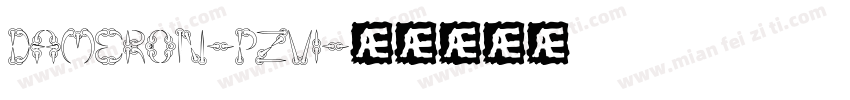 Dameron-pzV1字体转换