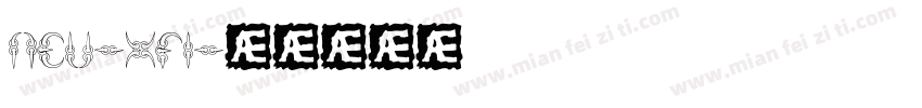 NEU-XF1字体转换