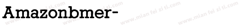 Amazonbmer字体转换