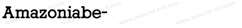 Amazoniabe字体转换