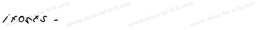 ifonts周字体转换