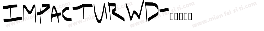 ImpactURWD字体转换