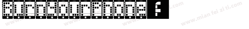 BurnYourPhone字体转换