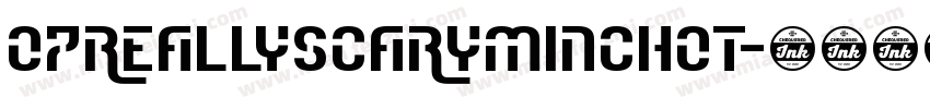 07ReallyScaryMinchot字体转换
