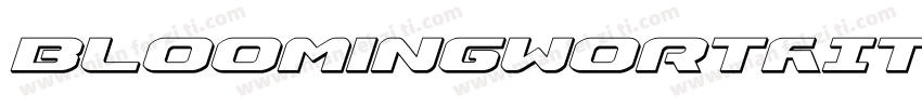 BloomingworthItalic-l7vX字体转换