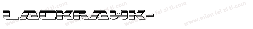 lackhawk字体转换