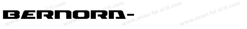 BERNORD字体转换