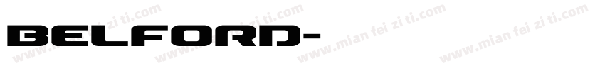 Belford字体转换