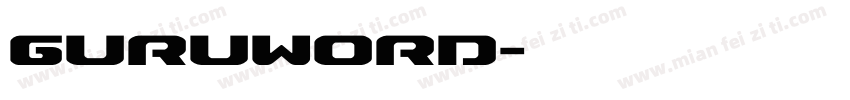 guruword字体转换