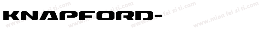 knapford字体转换