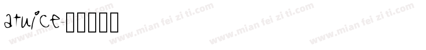 atuice字体转换