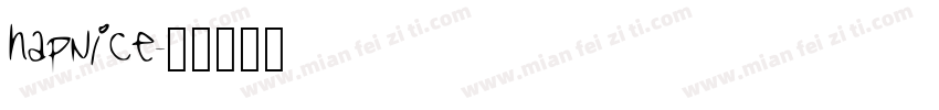 hapnice字体转换