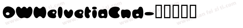 DWHelvetiaCnd字体转换