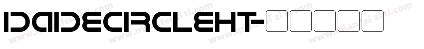 IDaideCircleHT字体转换