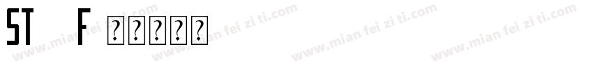 ST64F字体转换