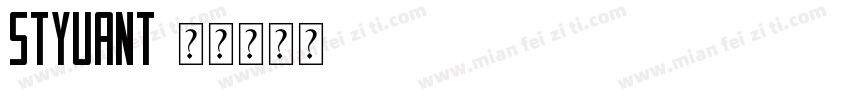 STYuant字体转换