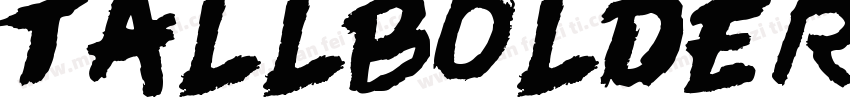 Tallbolder字体转换