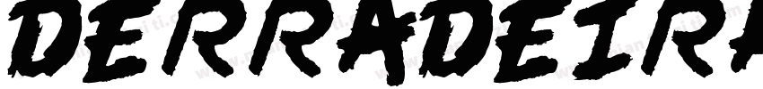 derradeira字体转换