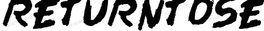 returntosender字体转换