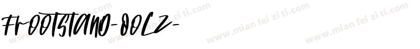 Frootstand-8Olz字体转换
