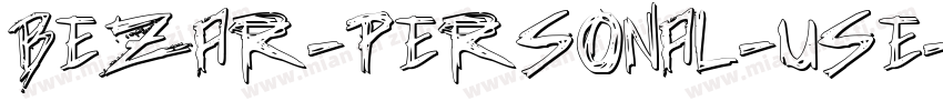 Bezar-PERSONAL-USE-O字体转换