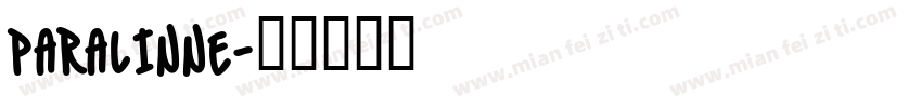 PARALINNE字体转换