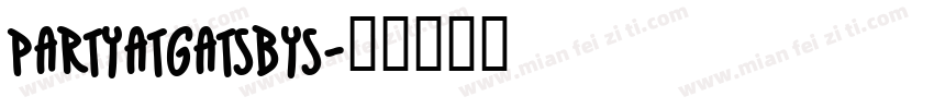 PartyatGatsbys字体转换