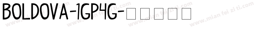 Boldova-1GP4g字体转换