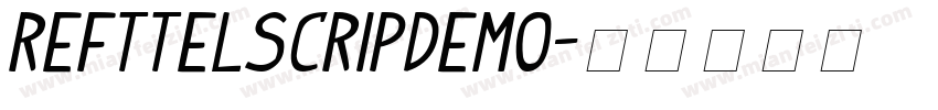 refttelscripdemo字体转换