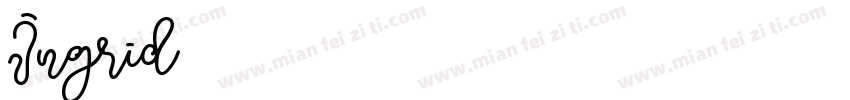 Ingrid字体转换