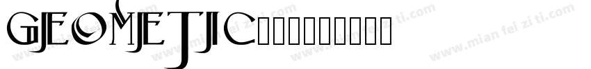 geometic231字体转换