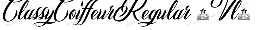ClassyCoiffeurRegular-2Vl8字体转换