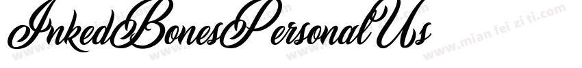 InkedBonesPersonalUs字体转换