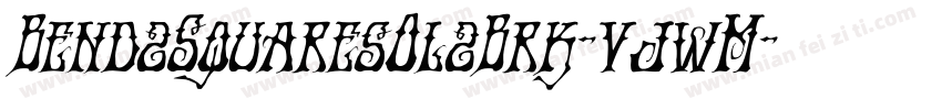 Bend2SquaresOl2Brk-vjwM字体转换