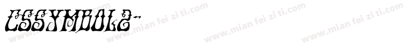 cssymbol2字体转换