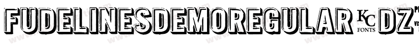 FudelinesDemoRegular-dz3l字体转换